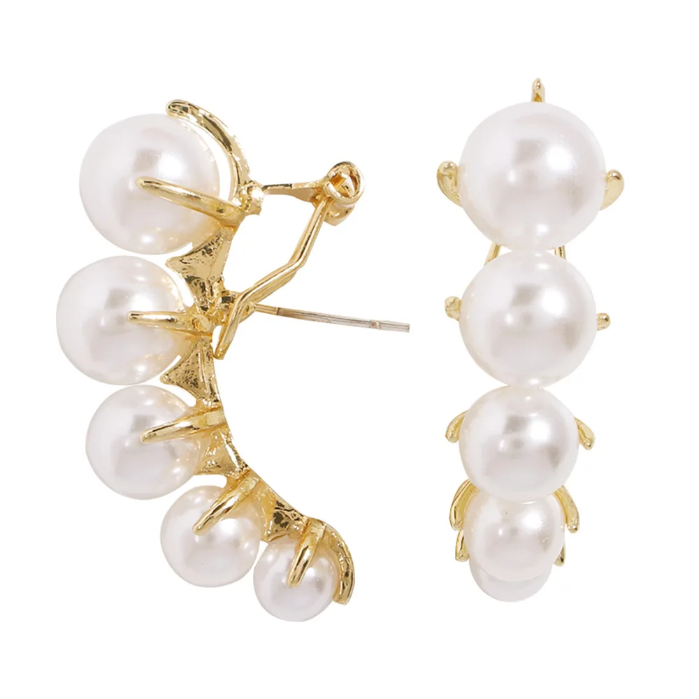 2019 Latest Women Design Jewelry Rhinestone Earring Pearl Earring