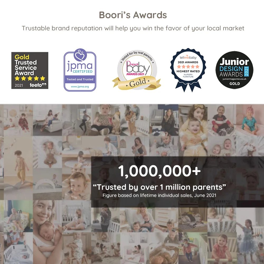 Only B2B Boori Wood Ladder Beech for loft bed bunk bed