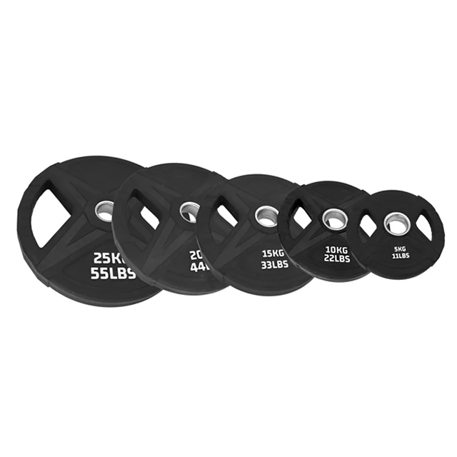 Calibrated Custom 20kg Gym Competition Rubber Weightlifting Plate Bumper Weights Plates