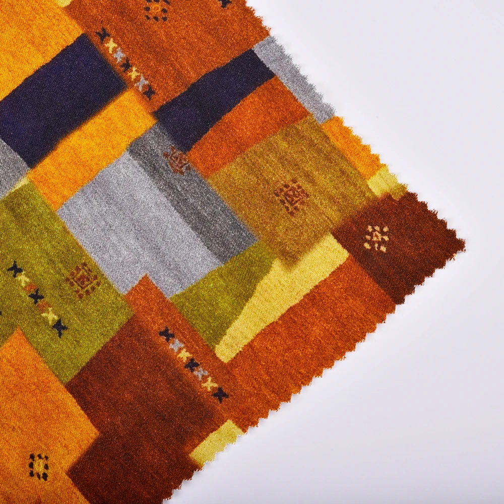 Custom pattern 100% rayon printing  flower design fabric for clothing