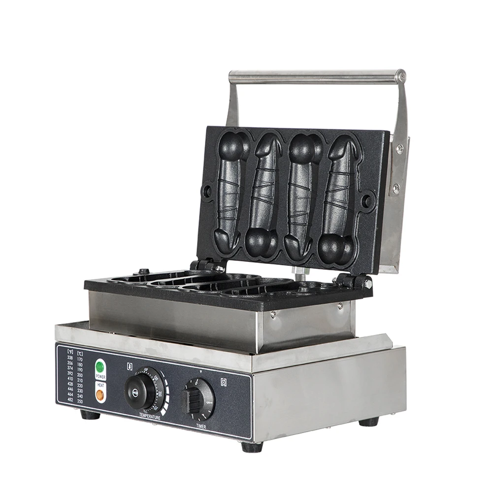 Home Commercial Bubble Waffle Maker Machine Non-stick Waffler Or Restaurant Bakeries Snack Bar Use