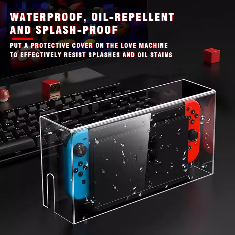 Acrylic Protective Dustproof Transparent Cover For Nintendo Switch/ Switch Oled Game Console