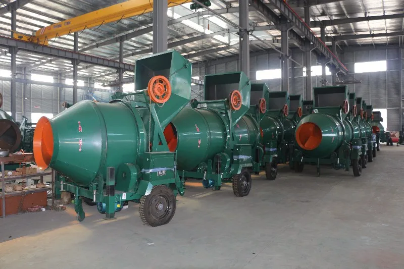 JZC-350DW Concrete Mixer Pump Machinery Weight 1350kgs Mixer Machine With Pump Concrete Mixer