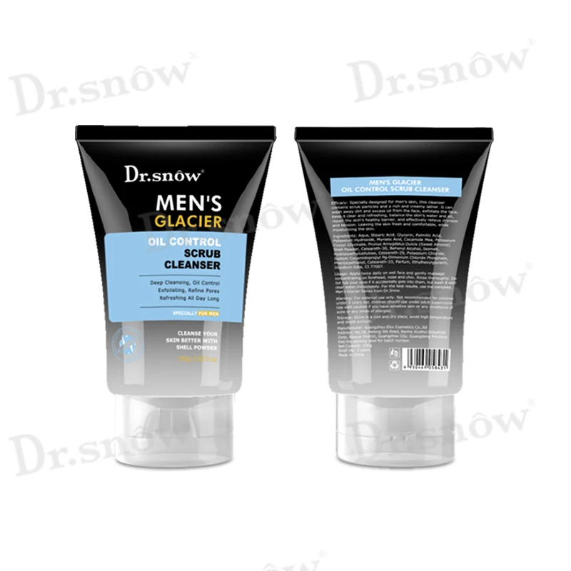 Low Price Men Facial Cleanser Vegan Rich In Vitamins Soft Mild Deep Cleaning Oil Control Smooth Glowing Exfoliating Face Wash