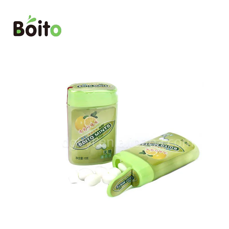 Fresh lemon flavor 12g sugar free peppermint candy