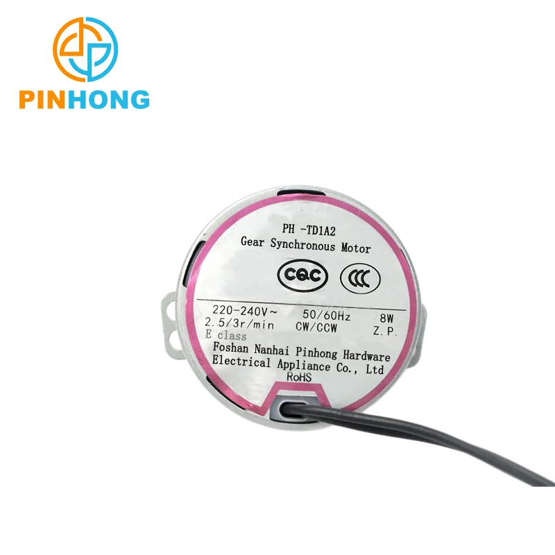 Hot sale 24V 120V 220V 2.5rpm ac synchronous motor 4W CW CCW motor for Air mattress and oxygen generator