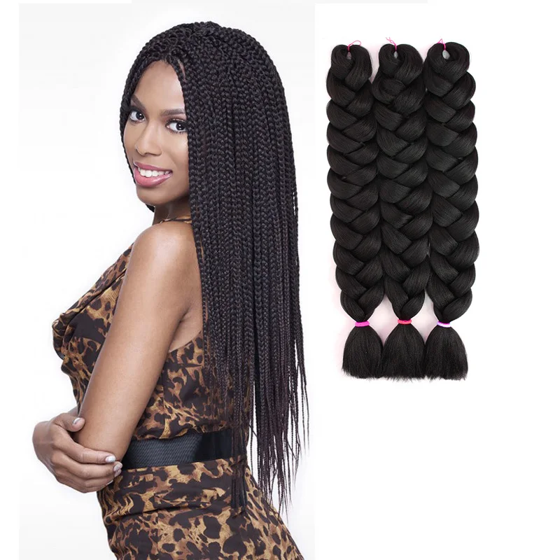 Enbeautiful wholesale x pression jumbo braids jamaican bounce crochet hairpiece braids ghana darling yaki afro kinky hair braids