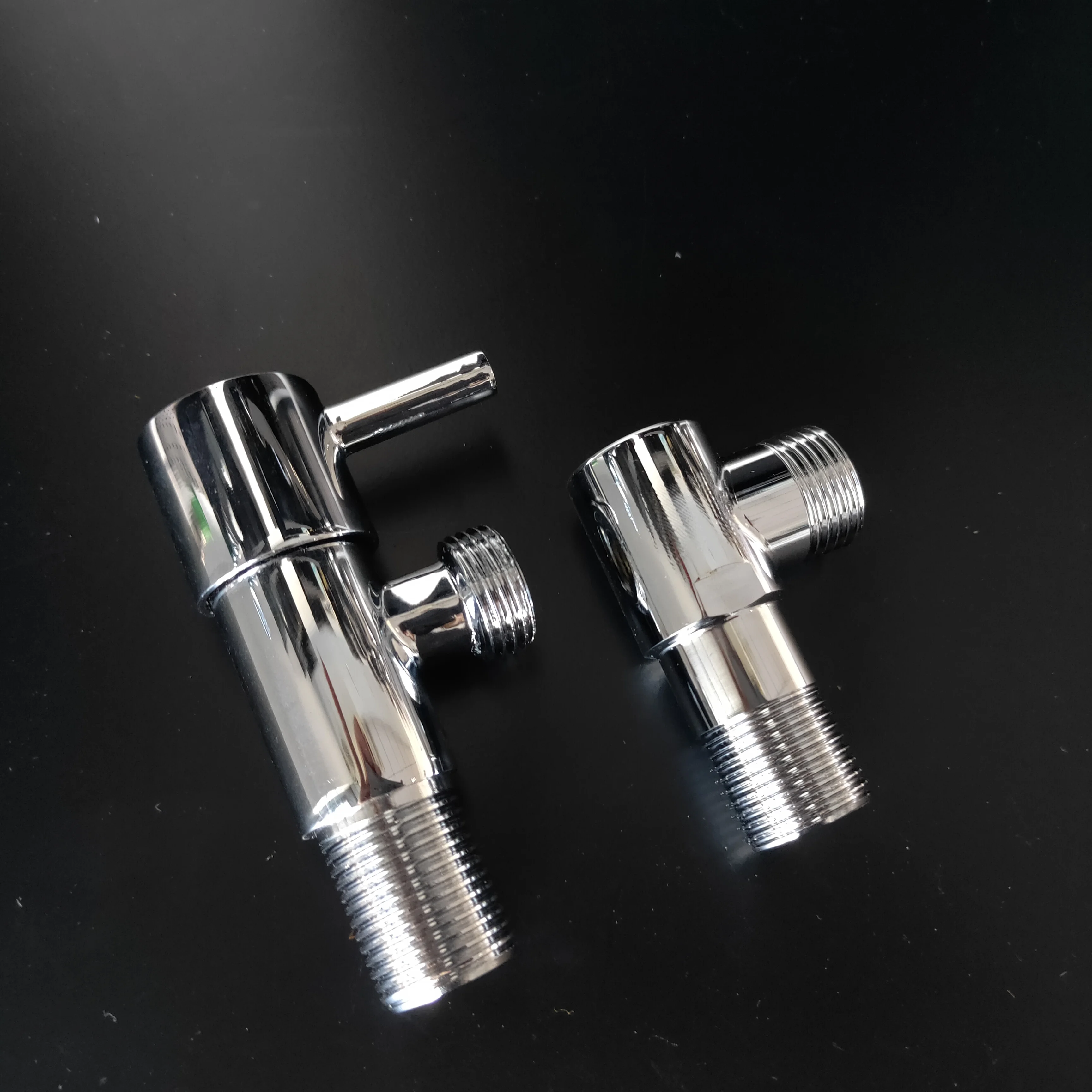 brass bathroom accessories hot or cold water brass Triangle valve wash basin angle valve Faucet Valve