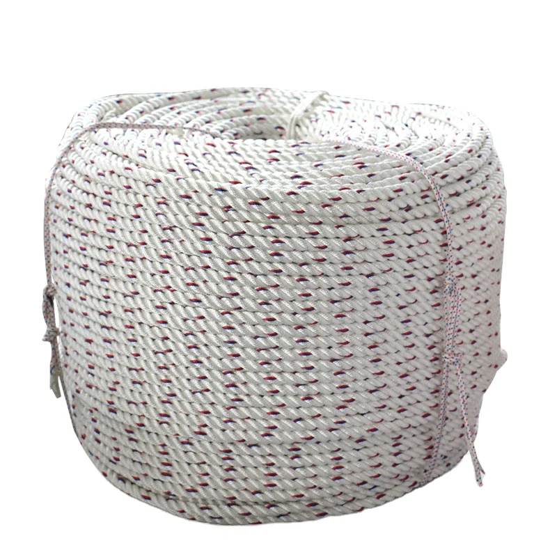 3 Strands marine ship rope dock line PP Polypropylene Rope  For Marine Mooring Agriculture