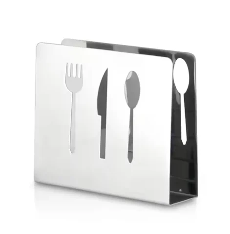 Customized Metal Napkin Holder Silverware and Towel Paper Tissue Clip Factory Price Home Ideas Napkin Stand