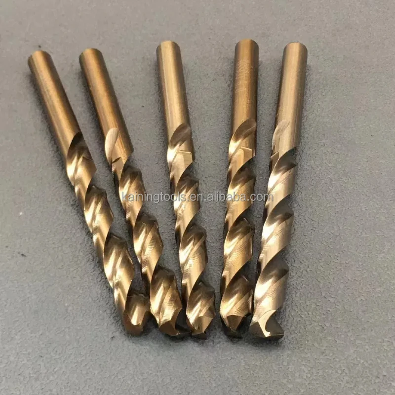 Customized Brand Logo M35 CO5% Hss Cobalt Drill Bit Twist 8mm Drill Bit Set For Stainless Steel And Metal Drilling