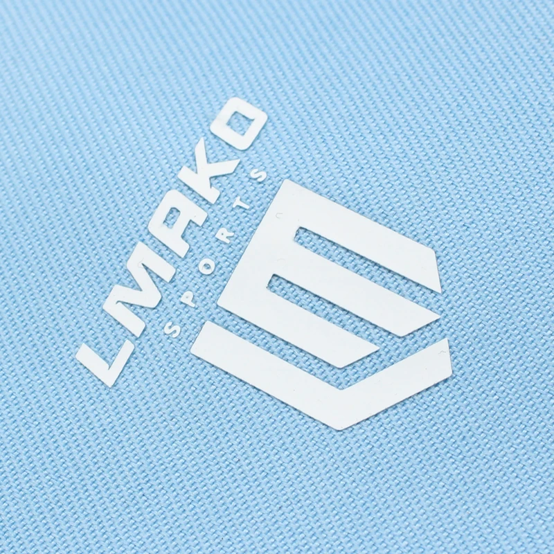 Factory Silicone Heat Transfer Label for Clothing 3D Custom Logo Offset Embossed Logo Iron On Clothing Label Tags