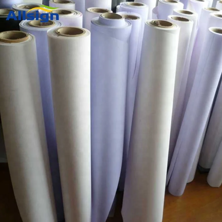 ALLSIGN глянцевый матовый белый гибкий баннер рулон 340gsm 440gsm 510gsm ПВХ Pana Flex