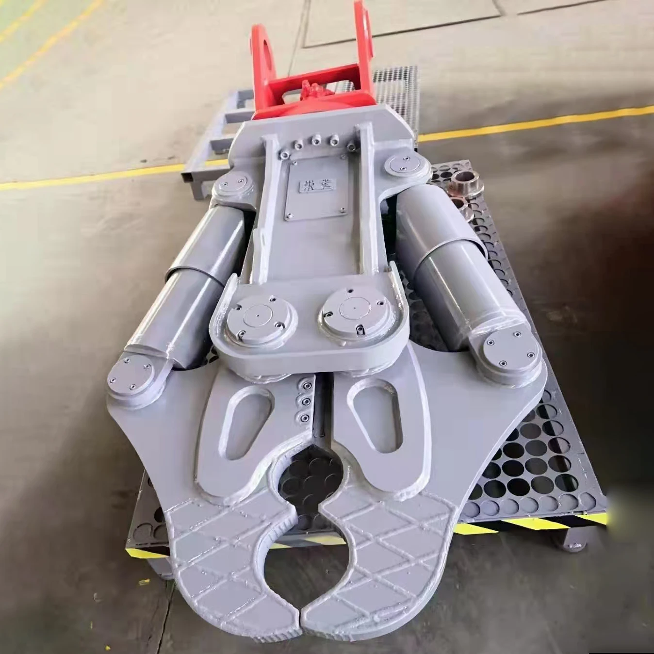 Strong shear force excavator hydraulic demolition scrap shear