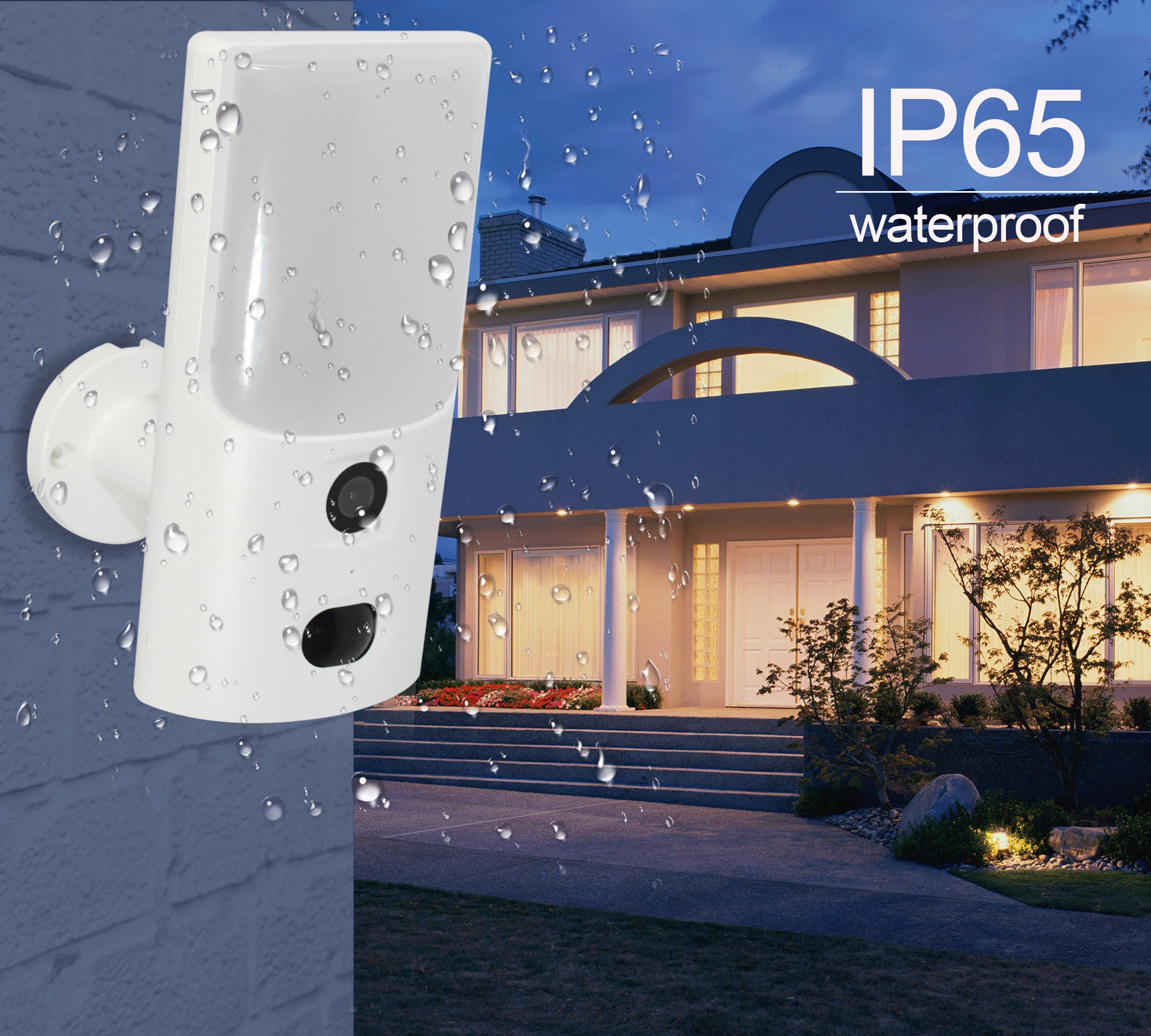 ShineLong LED Garden lighting 12W wifi camera Security light CCTV IP65 waterproof light for home living