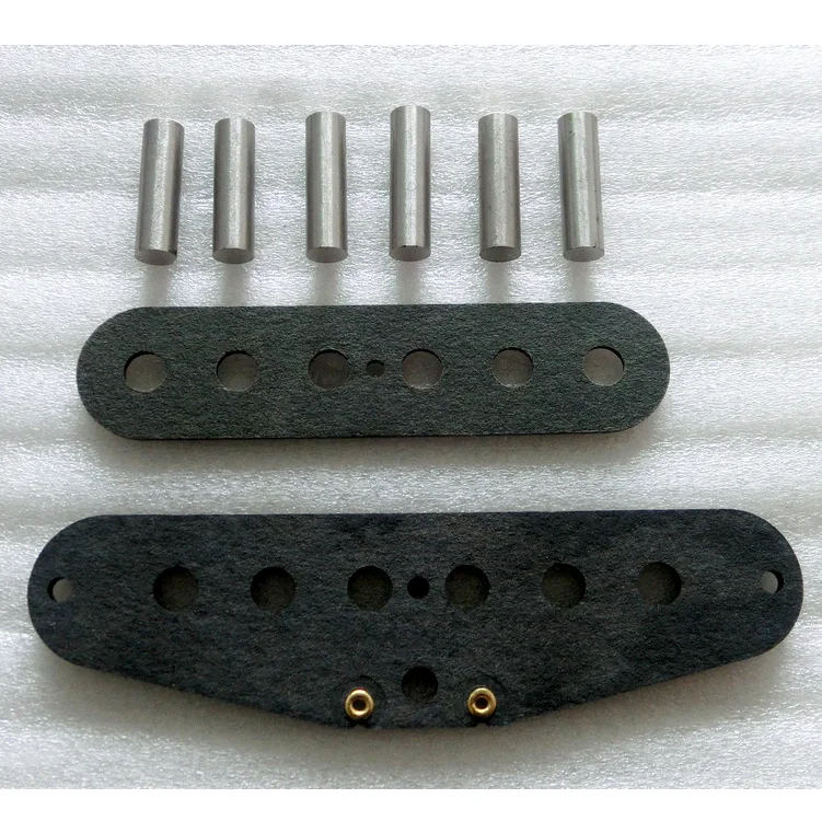 Черная шпуля с плоской обмоткой, комплекты для пикапа гитары с одной катушкой, 5 стержней, наборы для гитары «сделай сам» для ST-гитарных пикапов