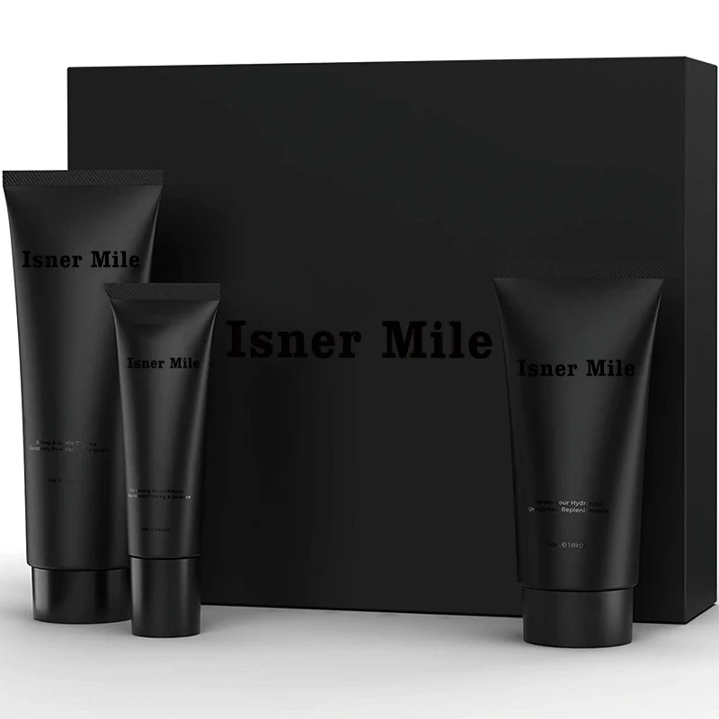 OEM Private Label Mens Skincare Products Men Personal Care Acne Anti Aging Face Cleaner Refreshing grooming kit men