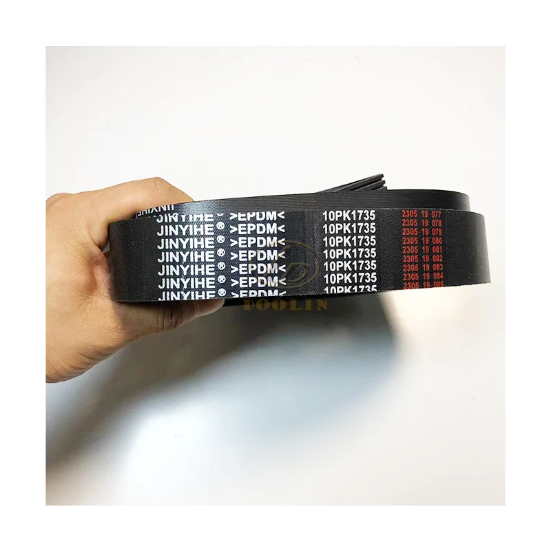 EC210B EC210D Excavator Engine Fan Belt 10PK1735