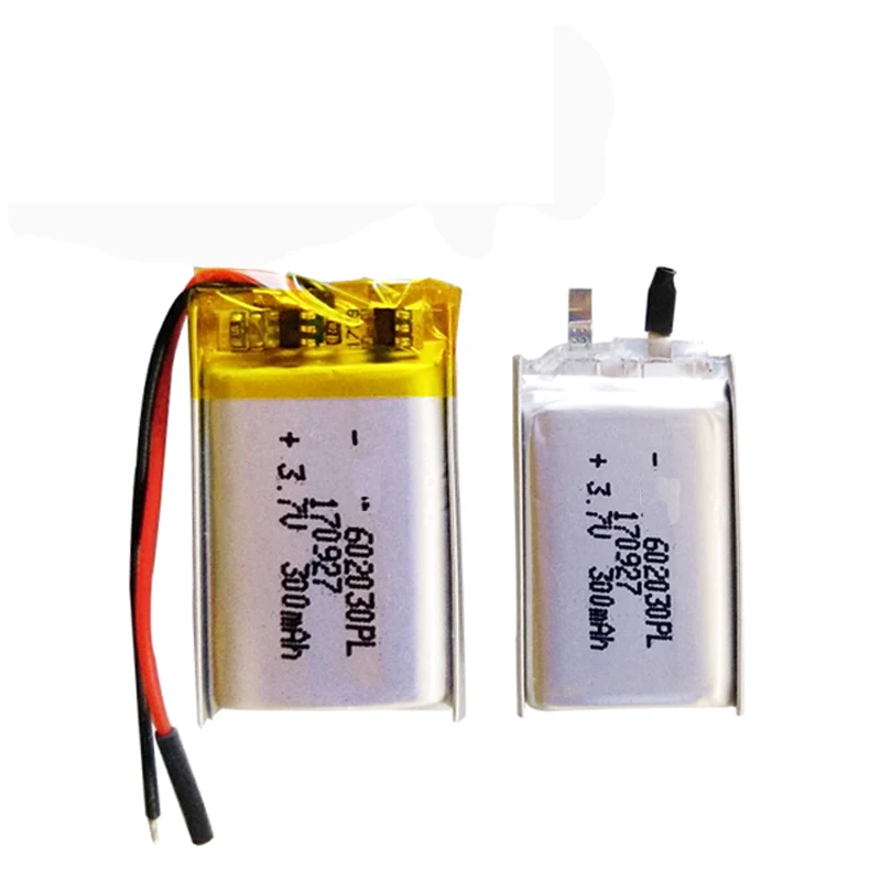 Одобренная WERCSmart 3 7 V 300mah литий-полимерная батарея 602030 перезаряжаемая