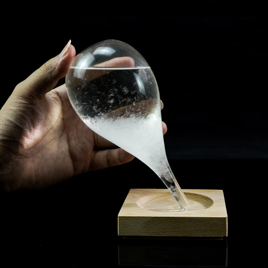 2024 trending Weather Stations Water Drop Weather Predictor Storm Glass wifi weather station glass bottle