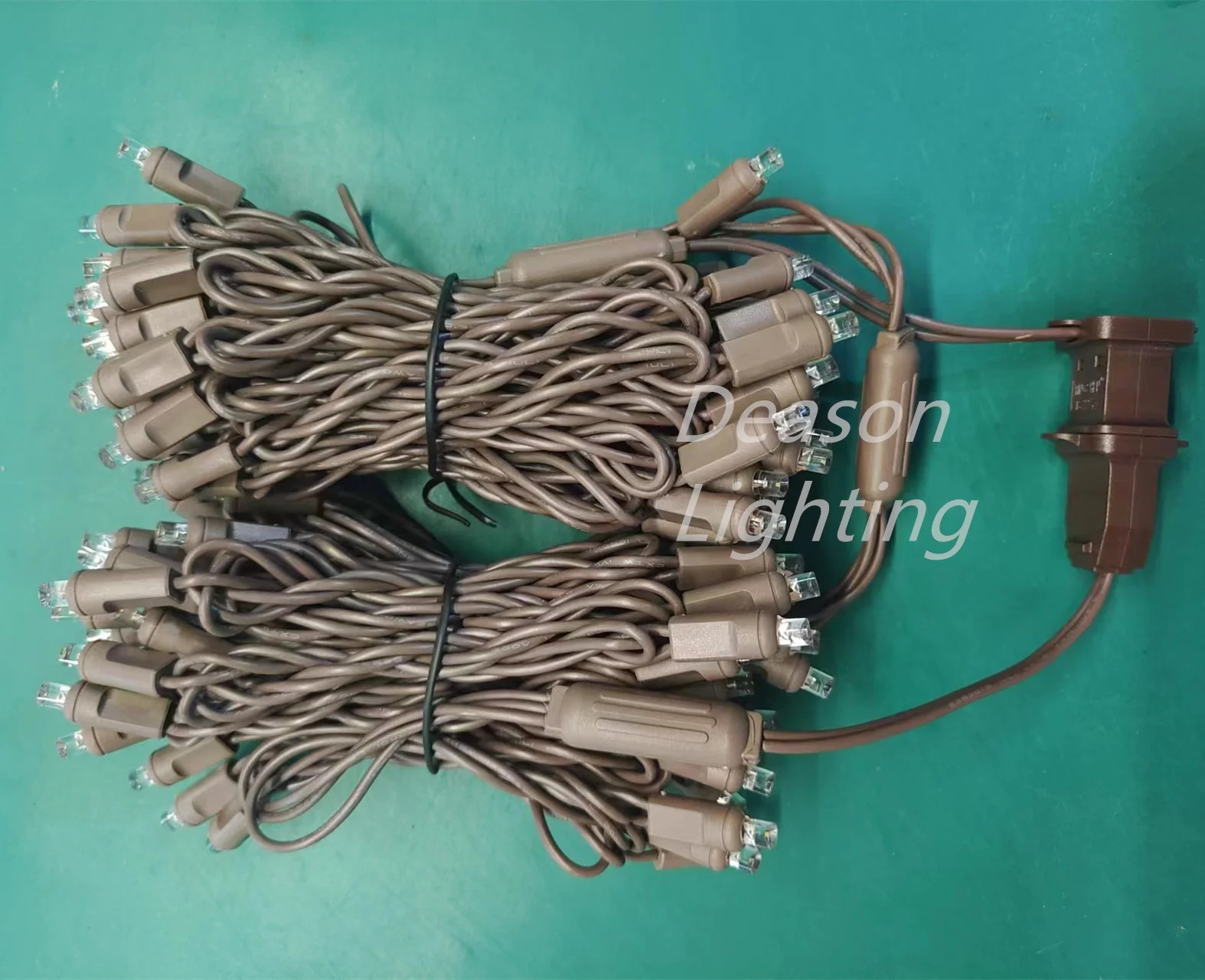 5mm White Wire LED Christmas Lights