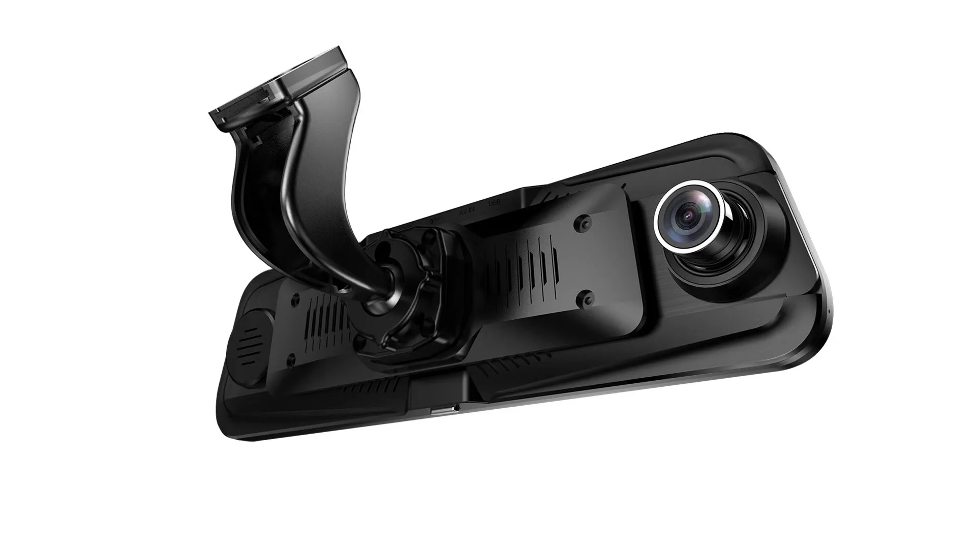 10 inch Dual Mirror Dash Cam Reverse Backup Camera 1080P Front and Rear Cameras Night Vision Driving Recorder