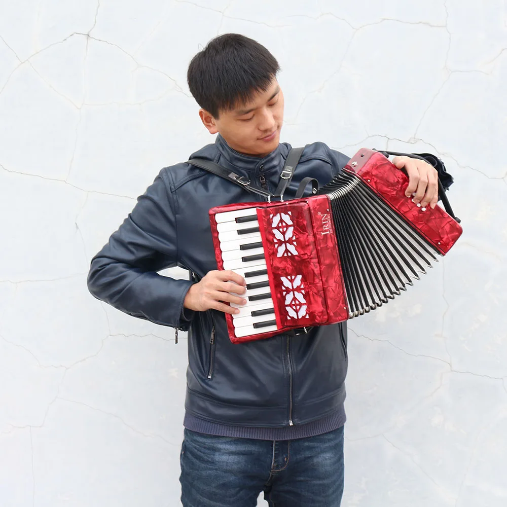 Factory Wholesale IRIN 22 Keys 8 Bass Wholesale Cheap Price Kids Keyboard Accoracord Keyboard instrument Accordion