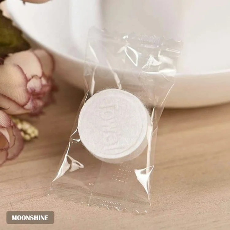 100% Viscose Magic Compressed Towel tablet pack for trip