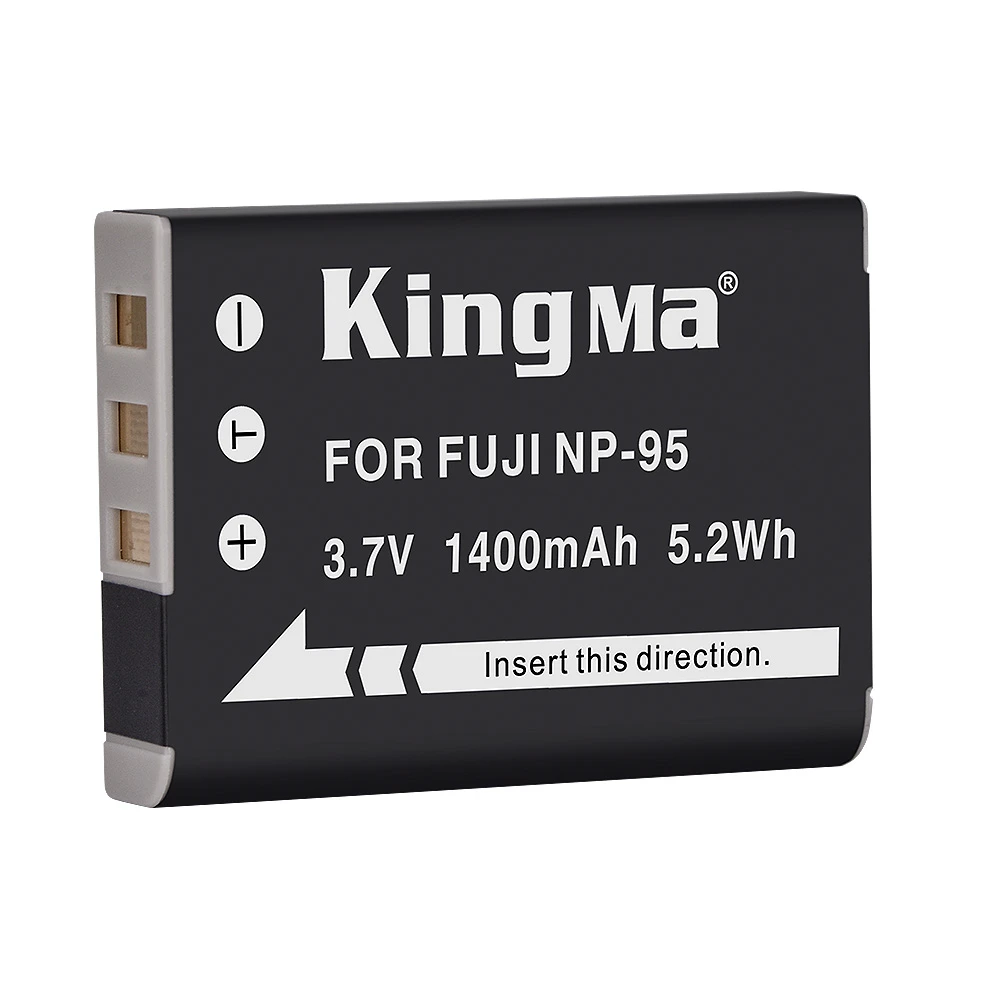 KingMa литий-ионная аккумуляторная батарея NP-95 для цифровой фотокамеры FUJI X70 X100 X30 X100T X100S