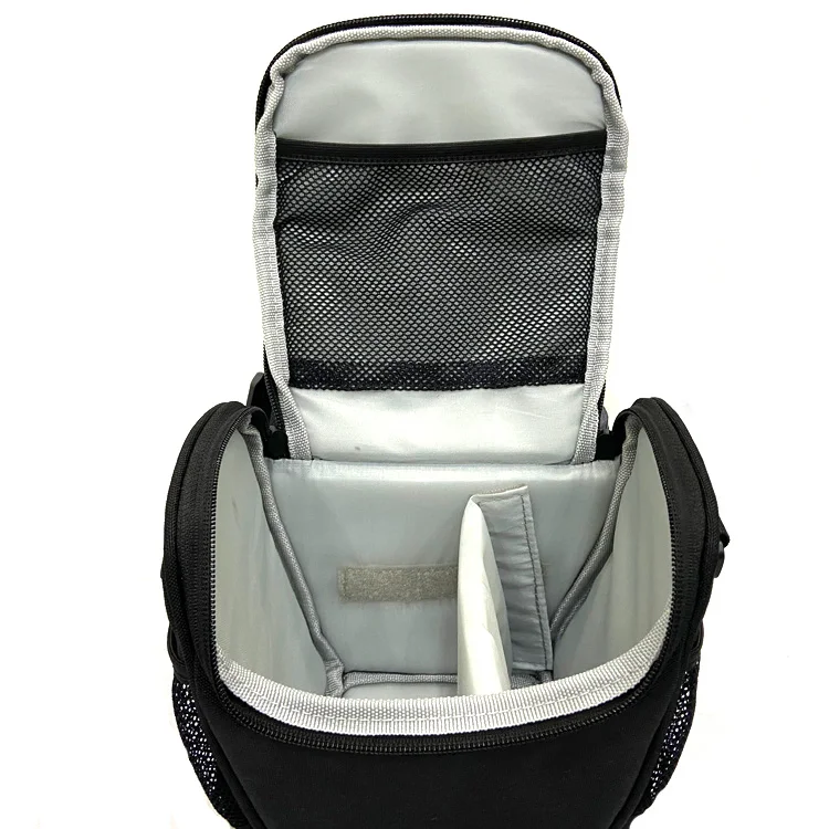 Original Black Polyester Leisurely sling crossbody travel outdoor video small camera shoulder bag