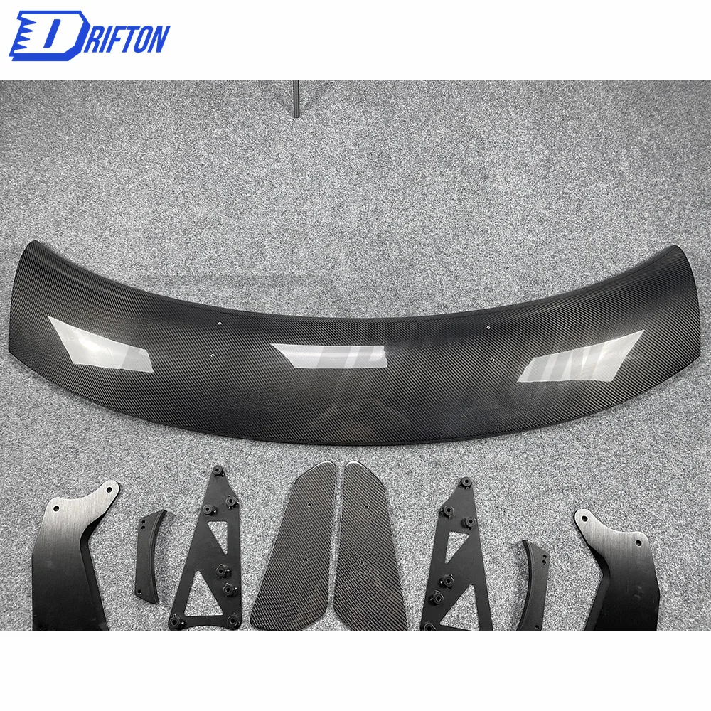 GT4 Style Dry Carbon Fiber Rear Spoiler GT Wing For Mclaren 570S 570GT GT Wing