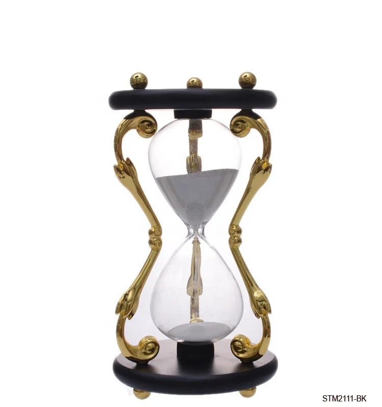 
Newborn photography props stainless smooth glass 30 mins to 1 hour hourglass sand timer 
