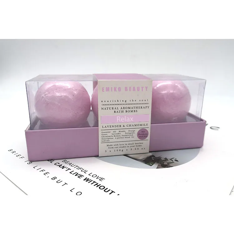 Яркий цвет роскошный пластиковый цветочный банный набор соли на заказ логотип подарок газированная бомба упаковка