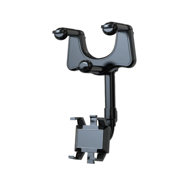 Universal Clip Rotatable and Retractable Car Phone Holder Rearview Mirror Driving Recorder Bracket DVR/GPS Mobile Phone Support