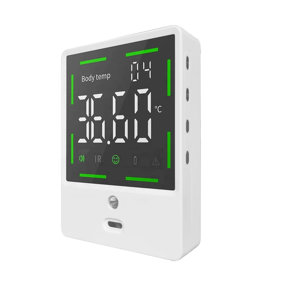 
F105 High-quality Wall-mounted Public Area Non-contact Digital Thermometer in Stock 