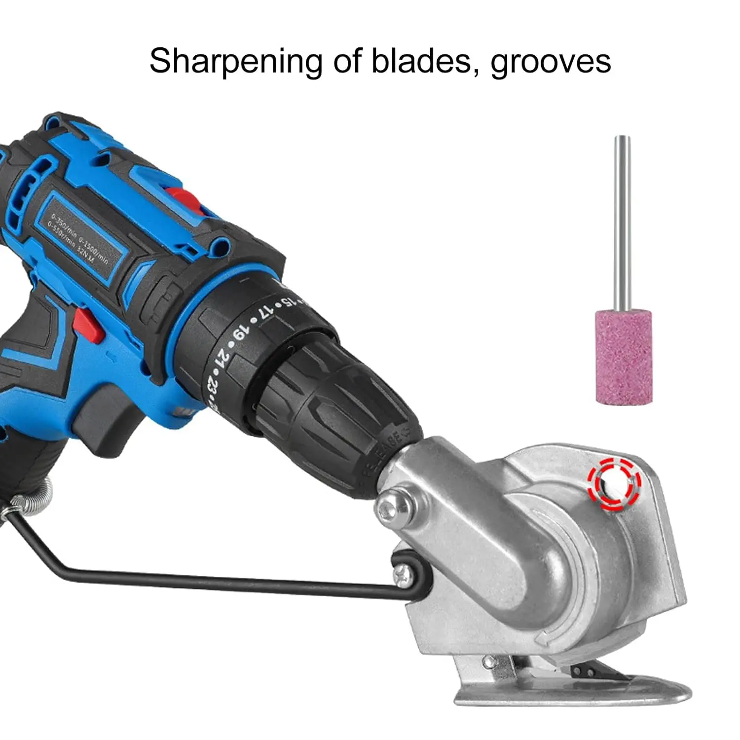 Handheld fabric cutting tool electric drill to cut fabric scissors accessories