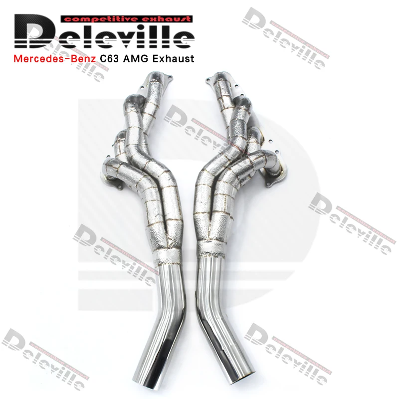 Turbo manifold For Mercedes-Benz C63 AMG W204 6.2L 2012-2015 304 Stainless steel exhaust manifold Car Exhaust