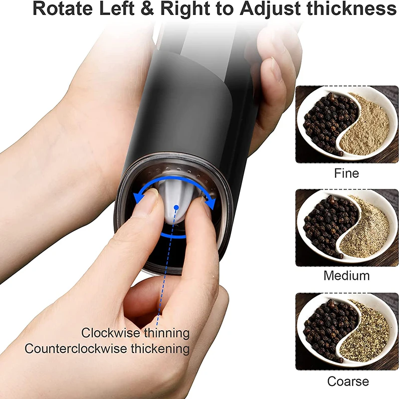 2 в 1 измельчитель соли и перца на батарейках