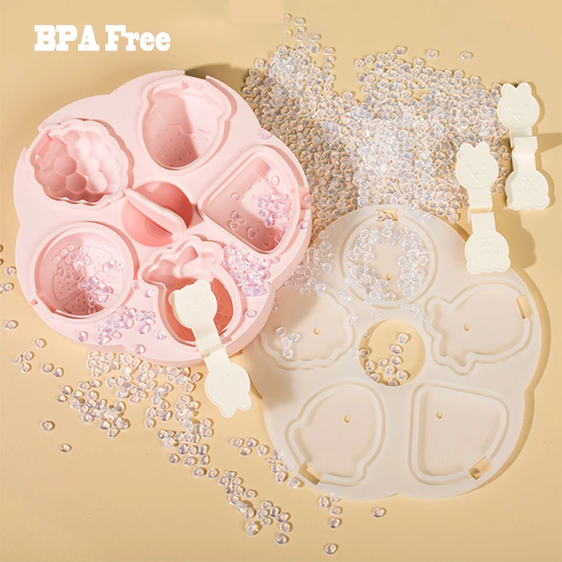 Baby Complementary Food Silicone 3D Mould Mousse Cake Ice cream ice block jelly Chocolates Mold Silicone Egg Bites Molds