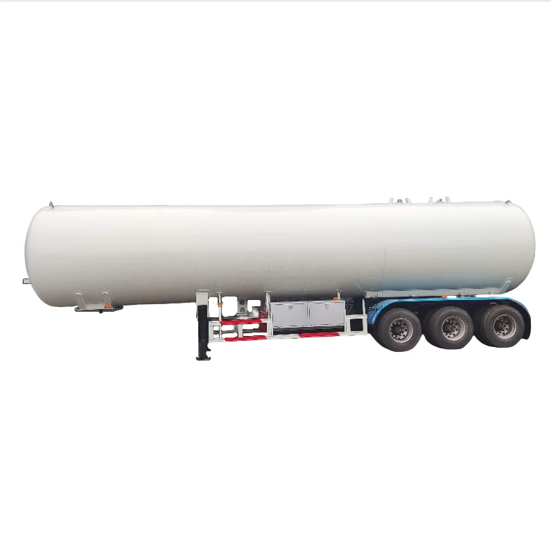 3 axles LPG tank transport 60000L for refilling cooking gas cylinder delivery semi trailer Manufacturer