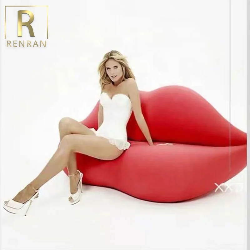 latest living room sofa design red lip sofa designer personality creative modern minimalist living room fabric sectional sofa