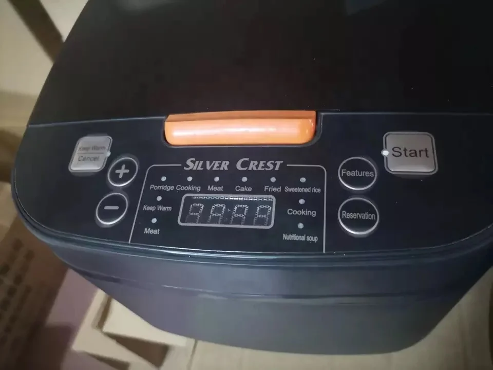 Кухонная портативная многофункциональная умная Цифровая автоматическая электрическая рисоварка 5 л Silver Crest