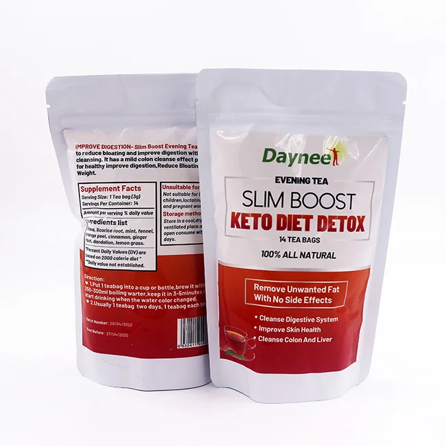 Custom keto weight-loss tea bag Best fast slim Private Label Flat Belly organic herbal Detox keto Tea slim-ming