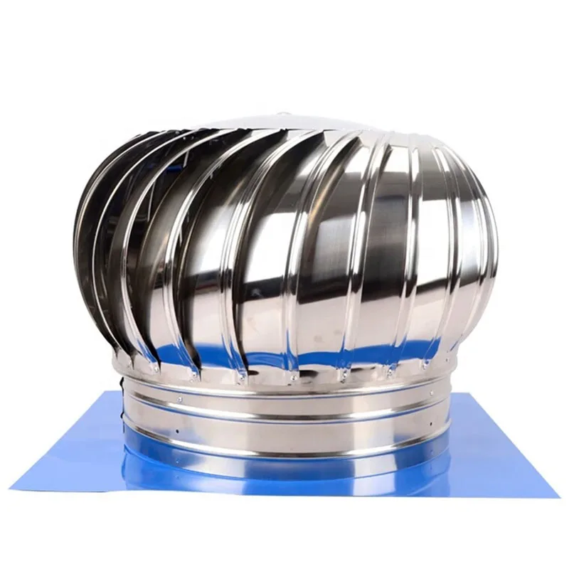 High quality stainless steel corrosion resistant unpowered roof exhaust equipment for greenhouse