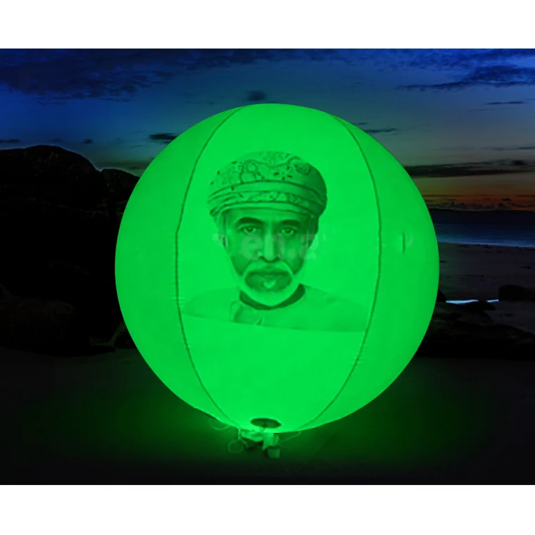 Big Size Flying Helium Balloon Advertising PVC Led Helium Balloons