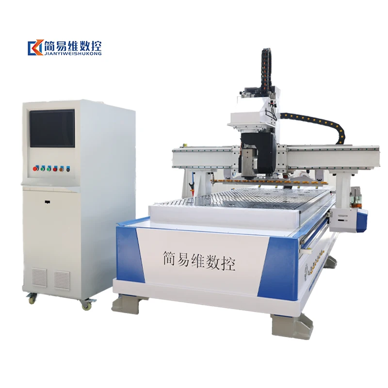 JYW-5AXIS Multifunctional 5-axis CNC Wood Router Machine Automatic Multi-Spindles Wood Based Panels PVC Production Vacuum Table