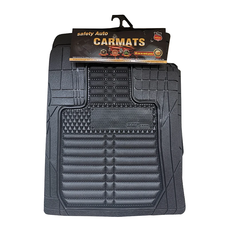 Лидер продаж 2022 прочный Противоскользящий универсальный резиновый ПВХ автомобильный напольный ковер автомобильные коврики
