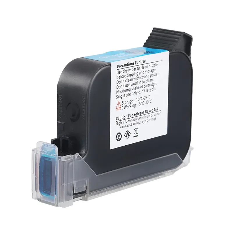 cartridge manufacturer Tij 2.5 plastic industrial thermal inkjet printer ink cartridges Solvent cartridge 12.7mm