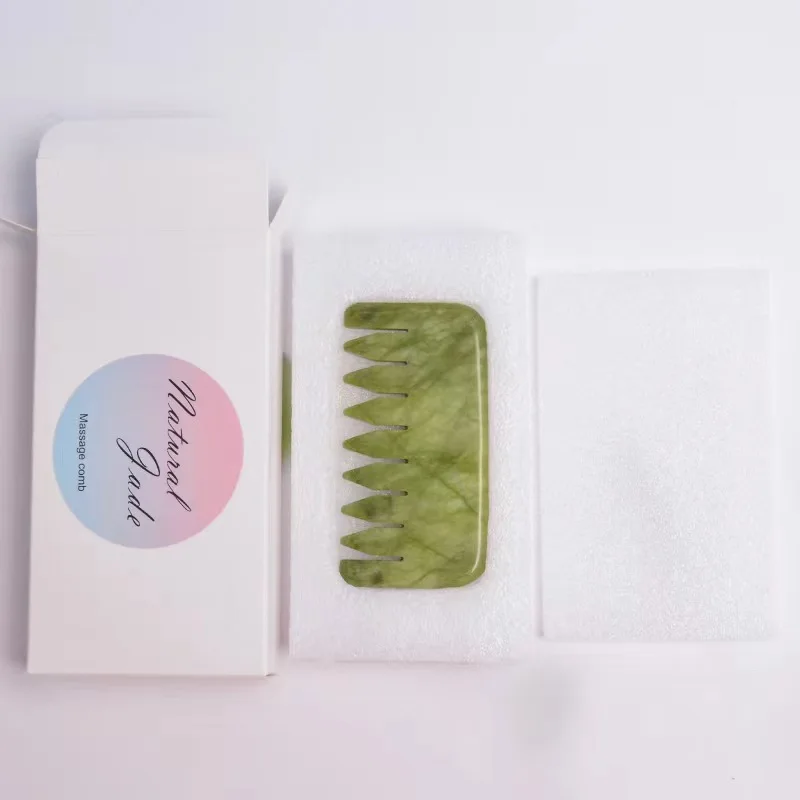 Green Jade Gua Sha Natural Stone Smooth Cold Muscle Relaxation Guasha All For Massage Board Scraper Tools Body Gouache Face Set