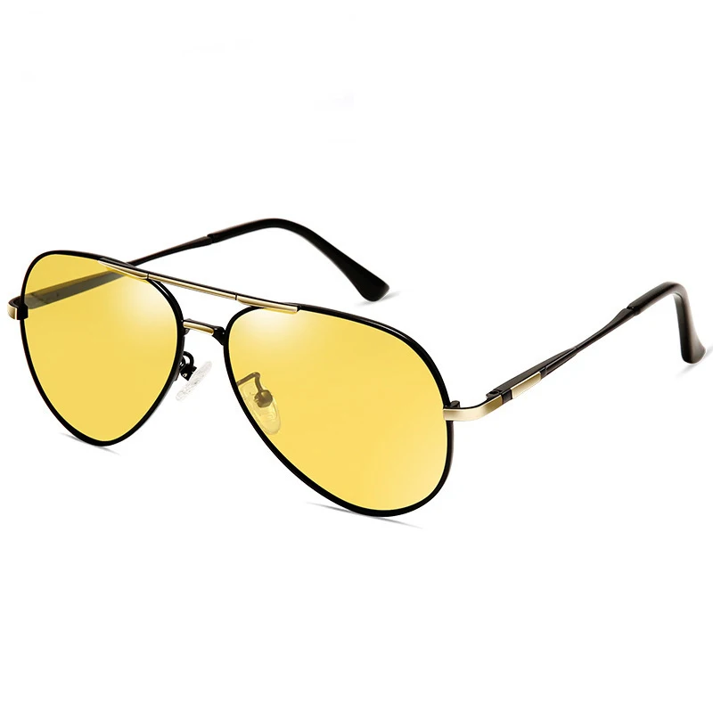 DOISYER  Luxury Fashion Day And Night Polarized Photochromic Night Vision Glasses Metal High Definition View Driving Sunglasses